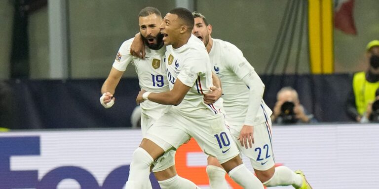 Benzema dan Mbappe Bawa Prancis Juarai UEFA Nation League