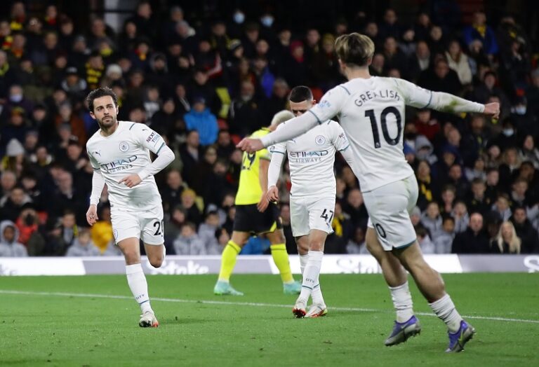 Kalahkan Watford, City Raih Puncak Klasemen Liga Inggris