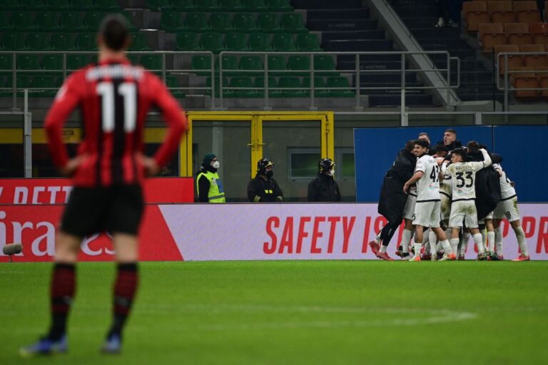 AC Milan Terjungkal Tim Papan Bawah
