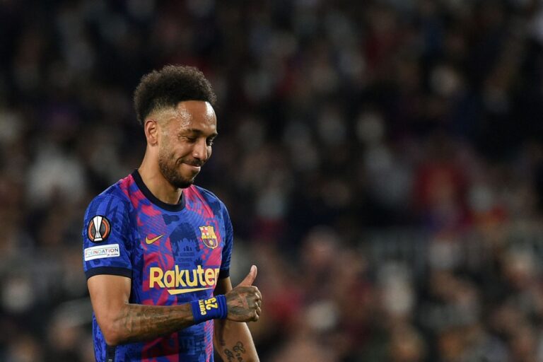 Barca Andalkan Aubameyang Untuk Kalahkan Napoli