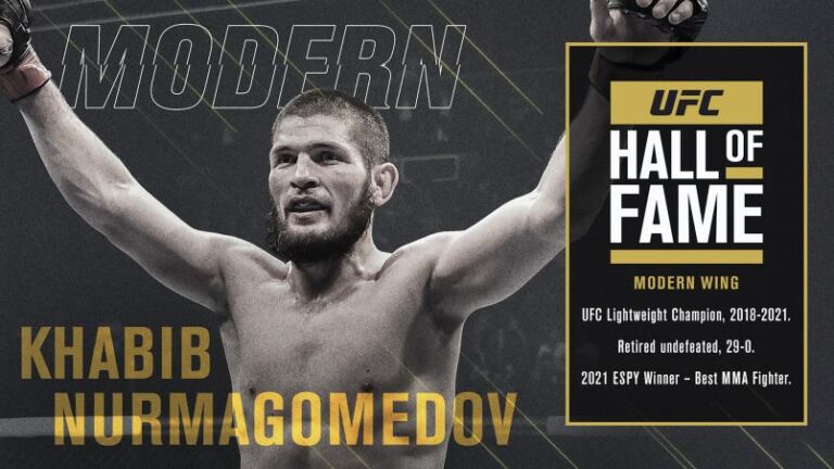Khabib Nurmagomedov Akan Masuk UFC Hall of Fame 2022