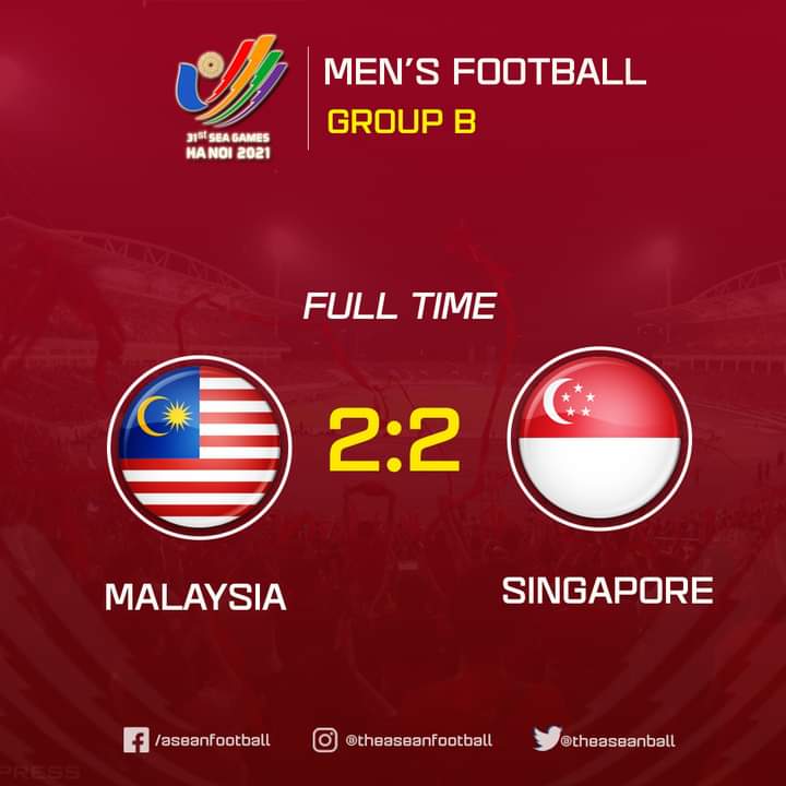 Malaysia Ditahan Imbang Singapura, Thailand Pesta Gol Ke Gawang Kamboja