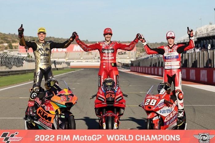 Klasemen Akhir MotoGP 2022, Bagnaia Teratas, Watanabe Paling Buncit