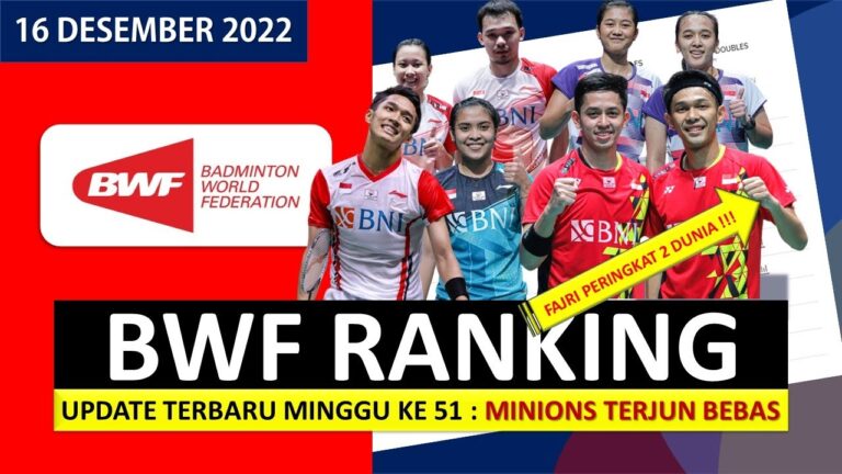 Indonesia Dan Malaysia Dominasi 10 Besar Ganda Putra BWF