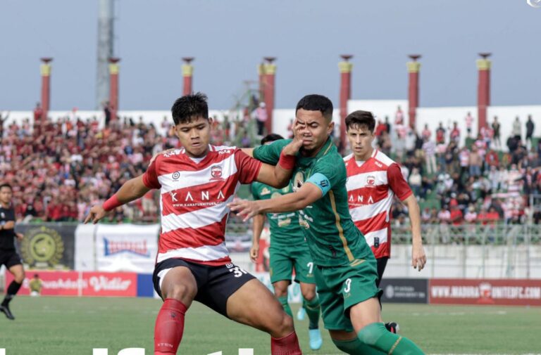 Madura United Menangi Derby Jawa Timur Usai Kalahkan Persebaya