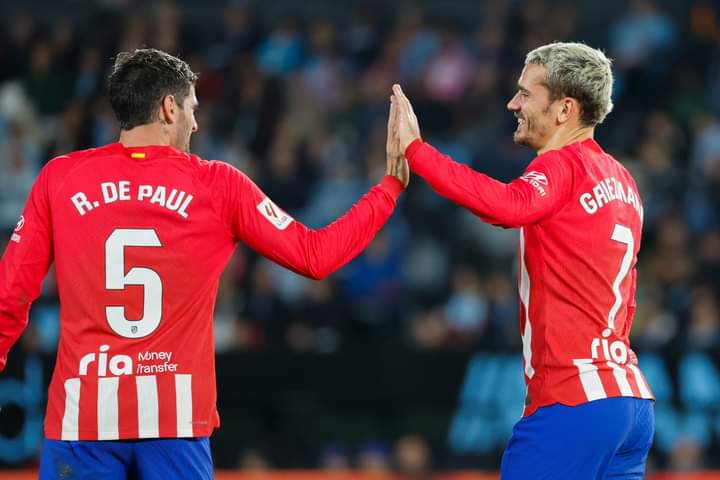 Hattrick Griezmann Benamkan Celta Vigo