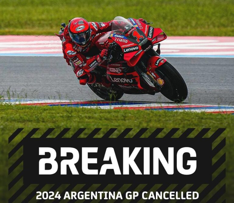 MotoGP Argentina Dicoret Dari Seri Musim 2024