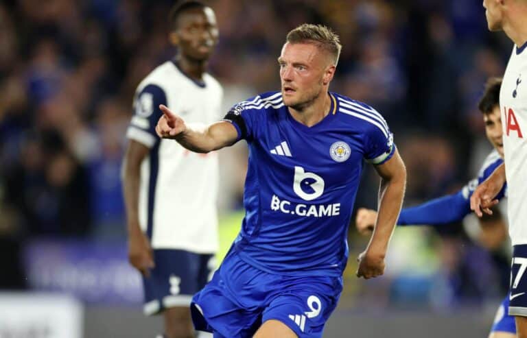 Jamie Vardy Gagalkan Kemenangan Tottenham