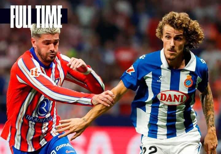 Espanyol Paksakan Hasil Imbang Dengan Atletico Madrid