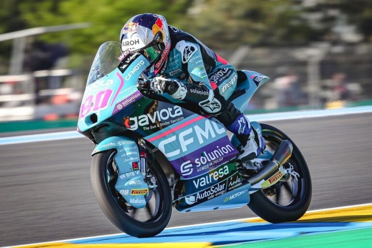 Rider CFMoto Aspar Team Moto3 Catatkan Waktu Tercepat