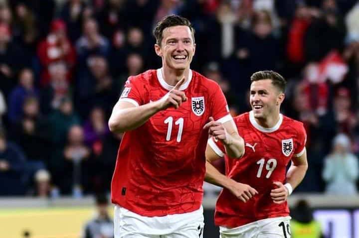Austria Gilas Norwegia 5-1