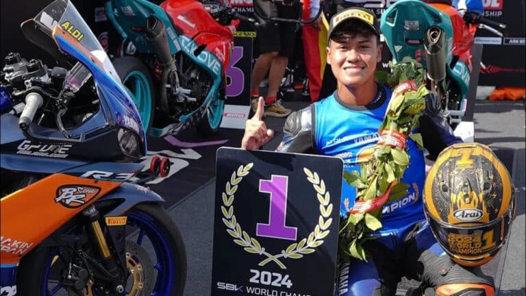 Aldi Satya Mahendra Naik Kelas Ke WorldSSP