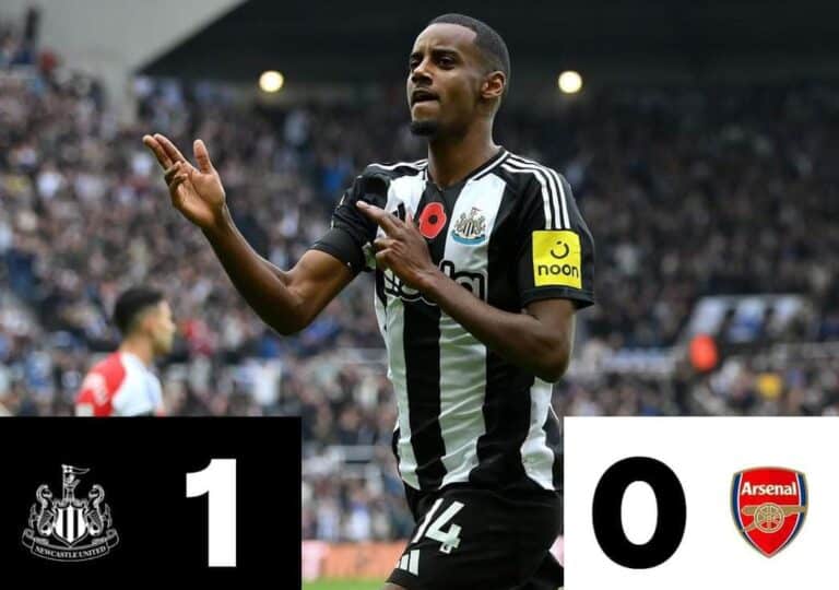 The Magpies Tumbangkan Arsenal 1-0