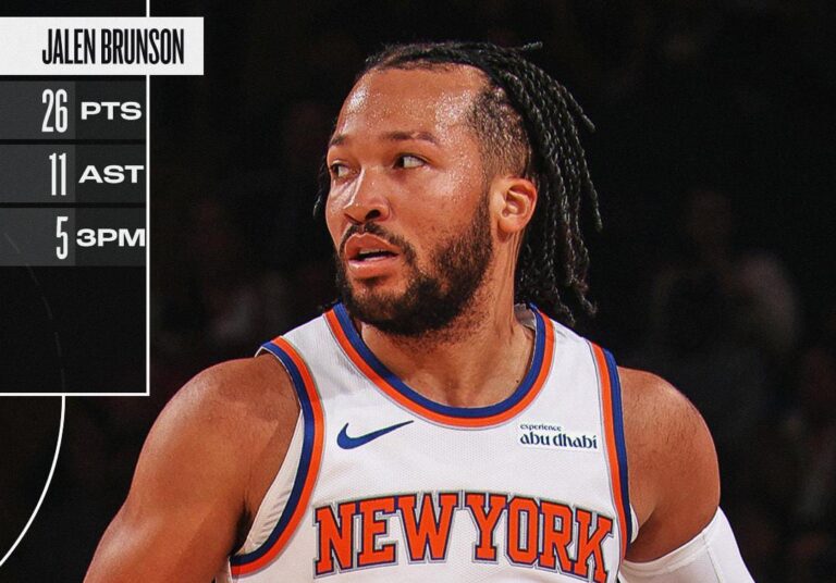 Jalen Brunson Cetak 26 Poin Di Laga Lawan Wizards