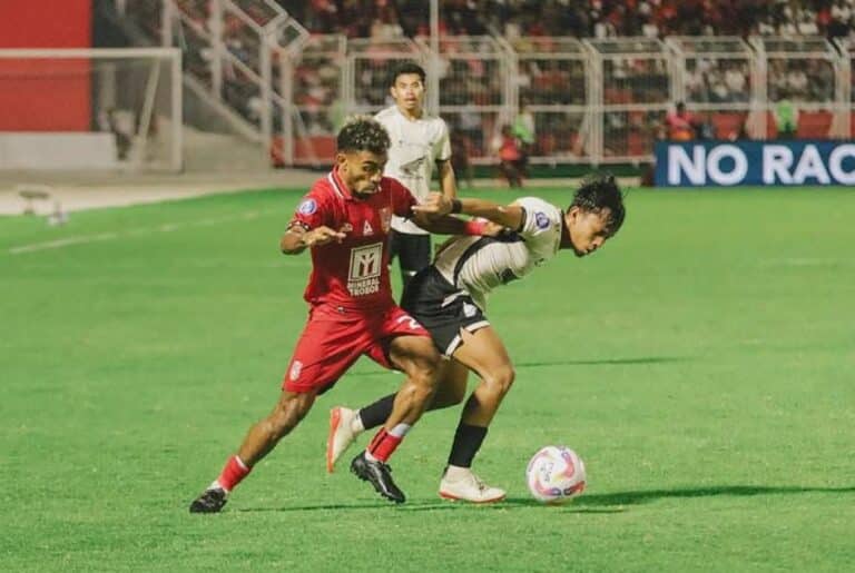 Laskar Kie Raha Tahan Imbang Juku Eja 2-2