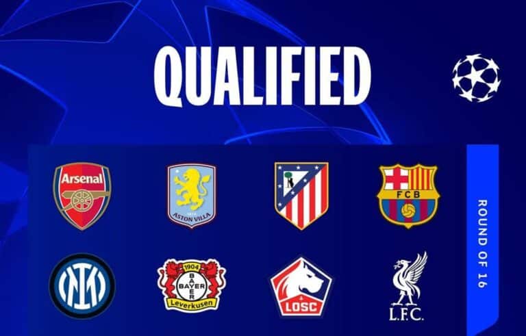 Delapan Tim Lolos Otomatis Ke 16 Besar Liga Champions