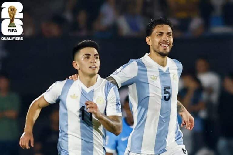 Tanpa Messi, Argentina Tundukkan Uruguay