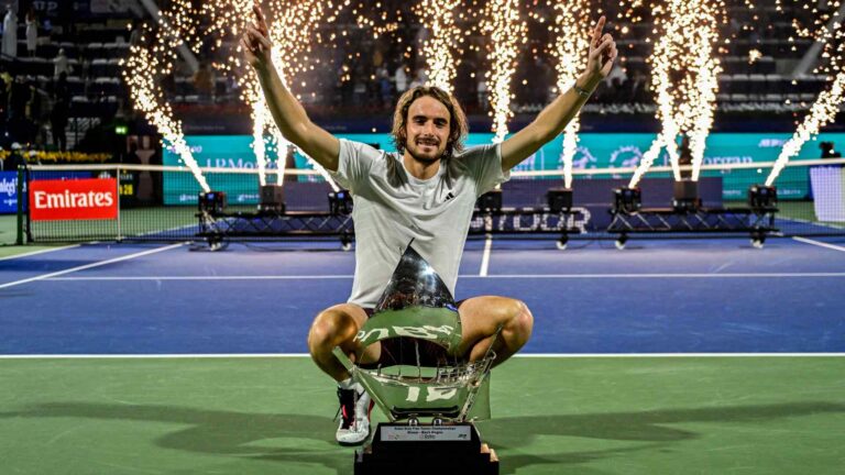 Jadi Juara Di Dubai, Tsitsipas Kembali Ke Peringkat Sepuluh Besar