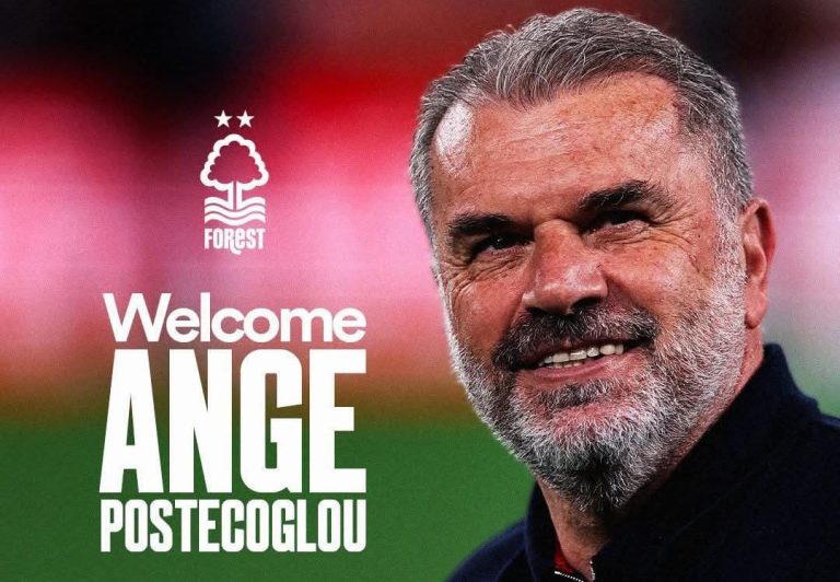 Ange Postecoglou Resmi Jadi Pelatih Nottingham Forest