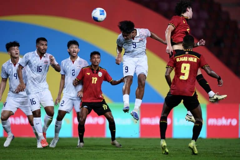 Thailand Gilas Timor Leste 6-1