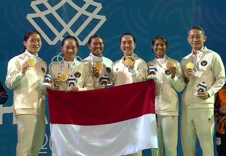 Tim Tenis Beregu Putri Sumbang Medali Emas Bagi Indonesia