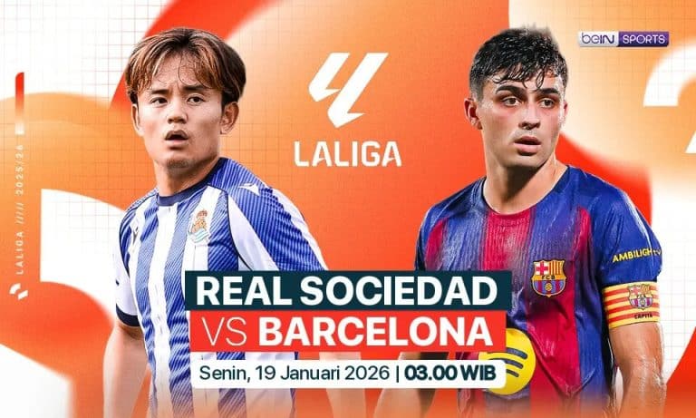 Barcelona Vs Real Sociedad Di Jornada Ke-20 La Liga Spanyol