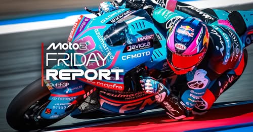 David Alonso Pimpin Sesi Practice Moto2 Belanda 2026