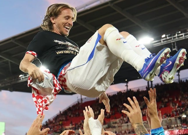 Laga Ke-200 Luca Modric Bersama Timnas Kroasia