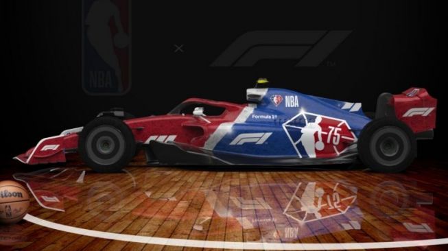 Formula One dan NBA Saling Bertukar Konten Rayakan 75 Tahun NBA