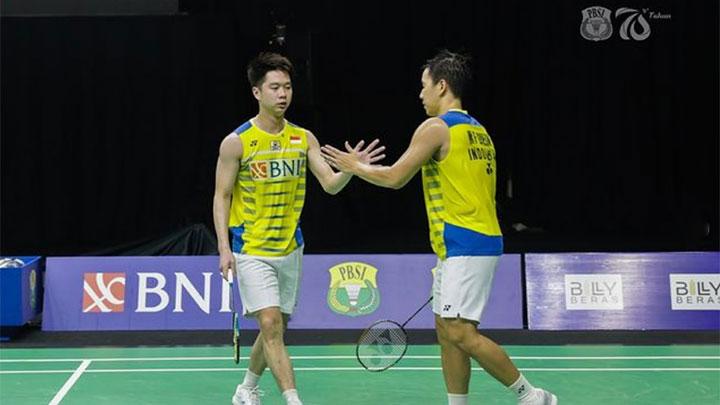 Kevin/Marcus Jadi Satu Satunya Harapan Indonesia Di Indonesia Masters 2021