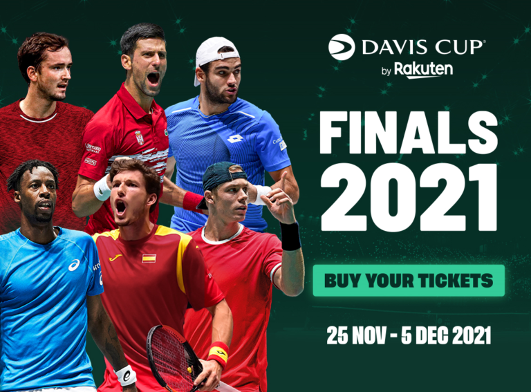Djokovich dan Medvedev Jadi Ikon Davis Cup Finals 2021