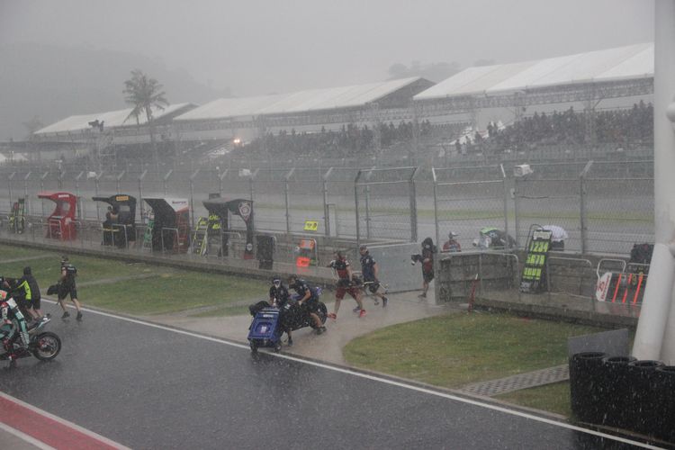Race WSBK Mandalika 2021 Ditunda Karena Cuaca Buruk