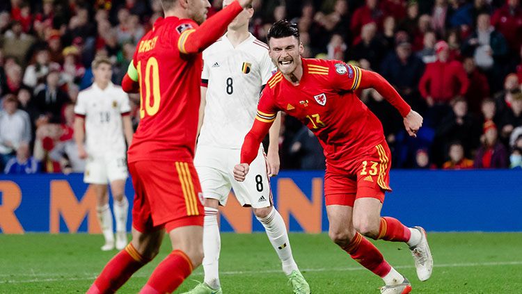 Tahan Imbang Belgia, Wales Kantongi Tiket Playoff