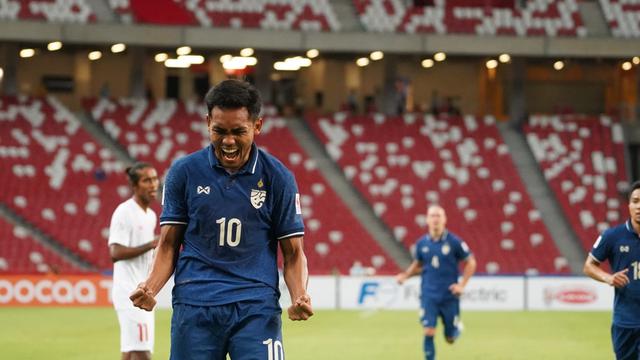 Kalahkan Singapura, Thailand Juara Grup A Piala AFF 2020
