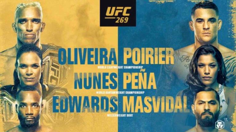 Jelang Oliviera vs Poirier dan Amanda Nunes vs Juliana Penna di UFC 269