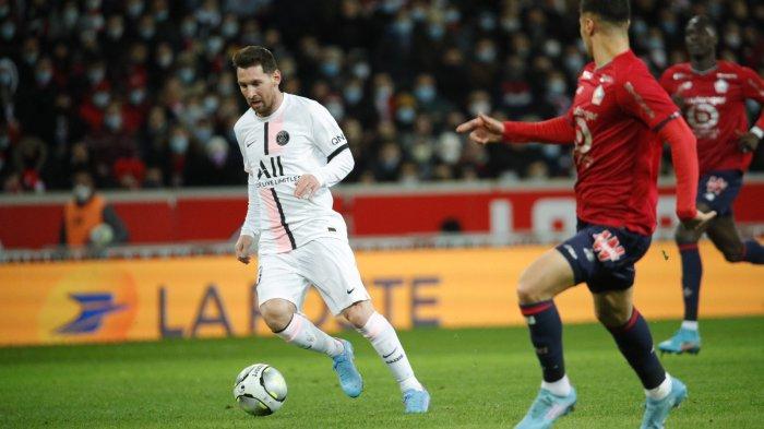 Messi Cetak Gol, PSG Bantai Lille 5-1