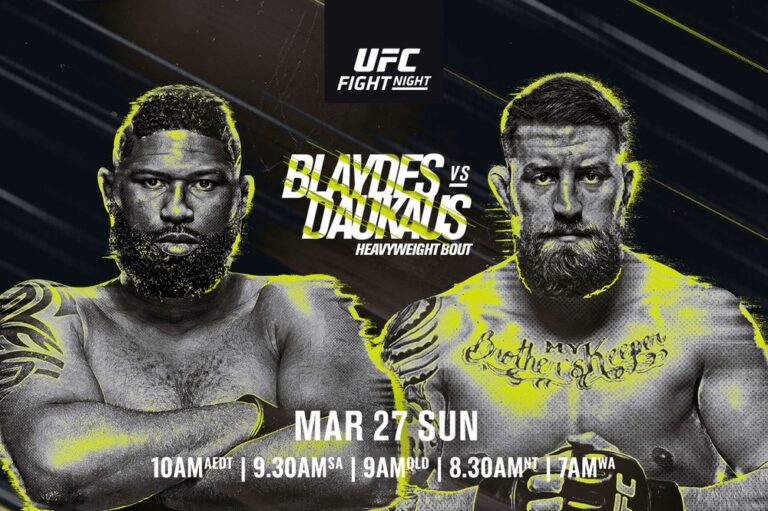 UFC Fight Night 205: Blaydes vs Daukaus