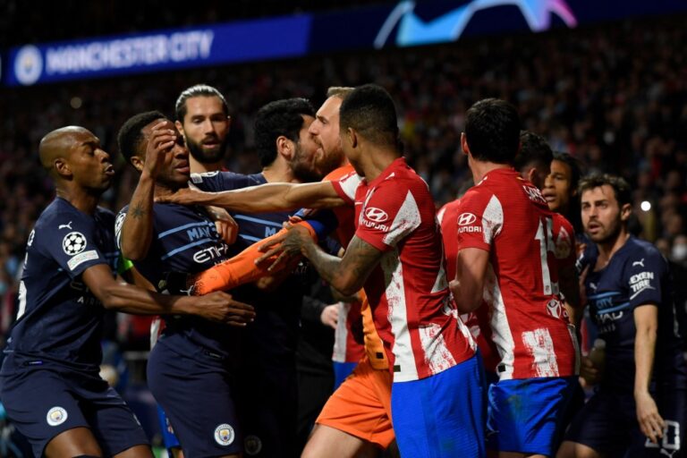 Pemain Atletico dan City Baku Hantam Usai Laga Berakhir