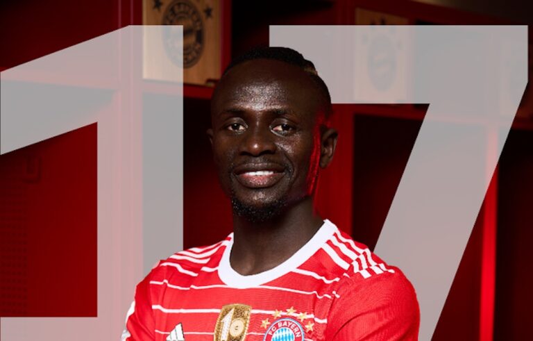Tak Pilih Pilih, Mane Dapat Nomor 17 di Bayern Muenchen