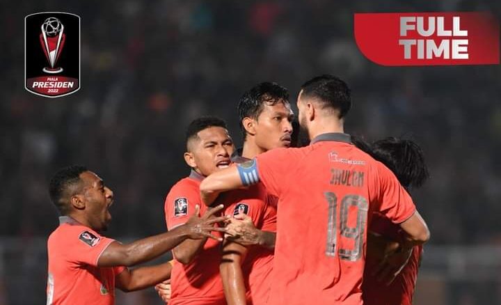 Borneo FC Lengkapi 4 Tim Semifinalis Piala Presiden 2022