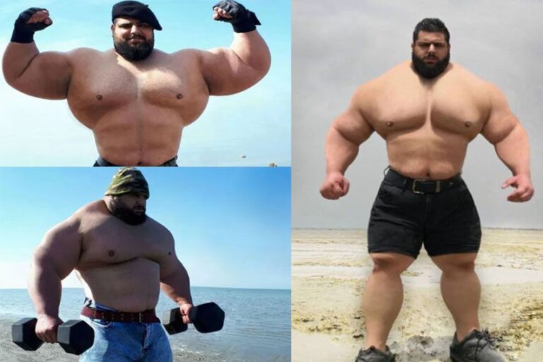 Hulk Iran Tantang Duel Raksasa Kazaksthan