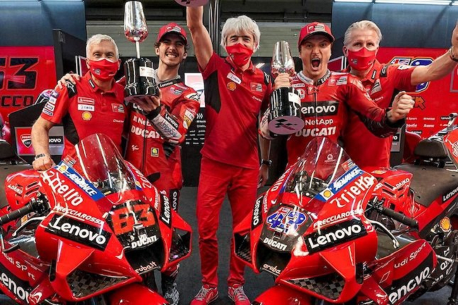 Ducati Dominasi MotoGP, Bagnaia Tempel Ketat Quartararo