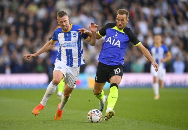 Gol Tunggal Kane Bawa Spurs Taklukkan Brighton