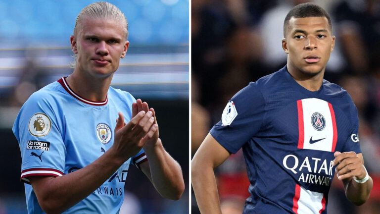 Haaland Masih Kalah Dari Mbappe Di Liga Champions