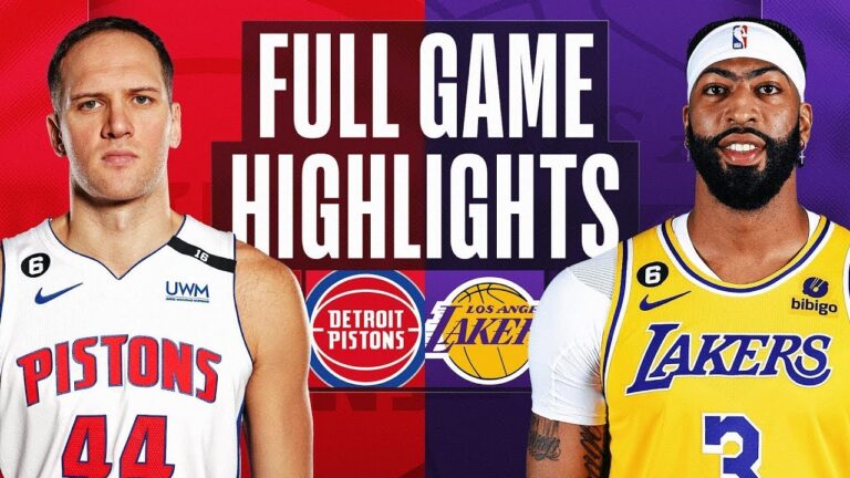 LA Lakers Gulung Detroit Pistons 128-121