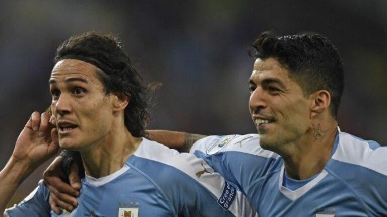 Salam Perpisahan Luis Suarez Dan Edinson Cavani