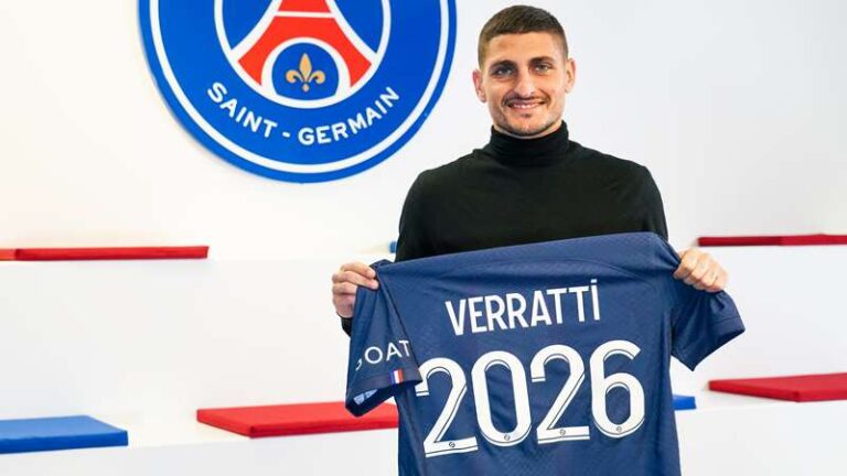 Veratti Perpanjang Kontrak Bersama PSG