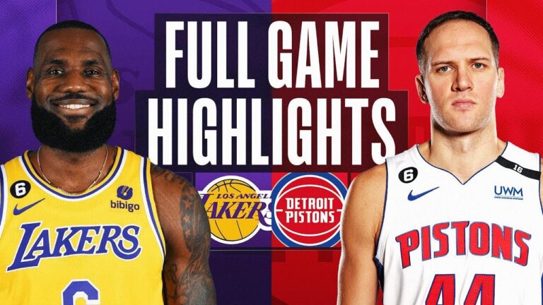 LA Lakers Gulung Detroit Pistons 124-117