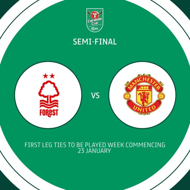 Hasil Drawing Semifinal Carabao Cup