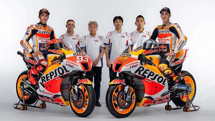 Tim Repsol Honda Resmi Luncurkan Motor Yang Digunakan Pada MotoGP 2023